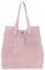 Kožené kabelka shopper bag Vittoria Gotti púdrová ružová V205454